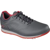 Men's Go Golf Pro V.3 Spiked Golf Shoe - DKGRY/RED