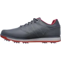 Men's Go Golf Pro V.3 Spiked Golf Shoe - DKGRY/RED