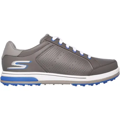 Men's Go Drive Relaxed Fit Spikeless Golf Shoe - DKGRY/BLU