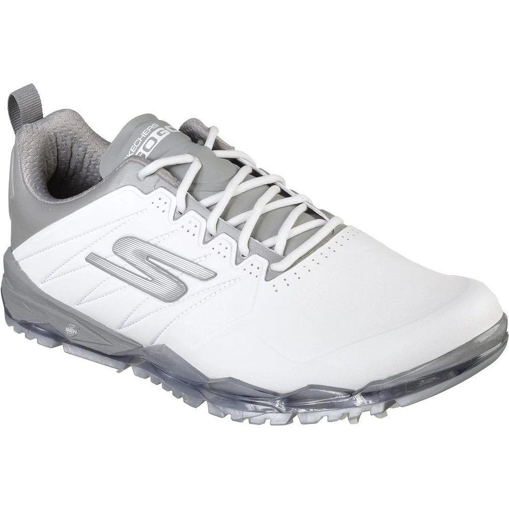 Men's Go Golf Focus 2 Spiked Golf Shoe - WHT/GRY