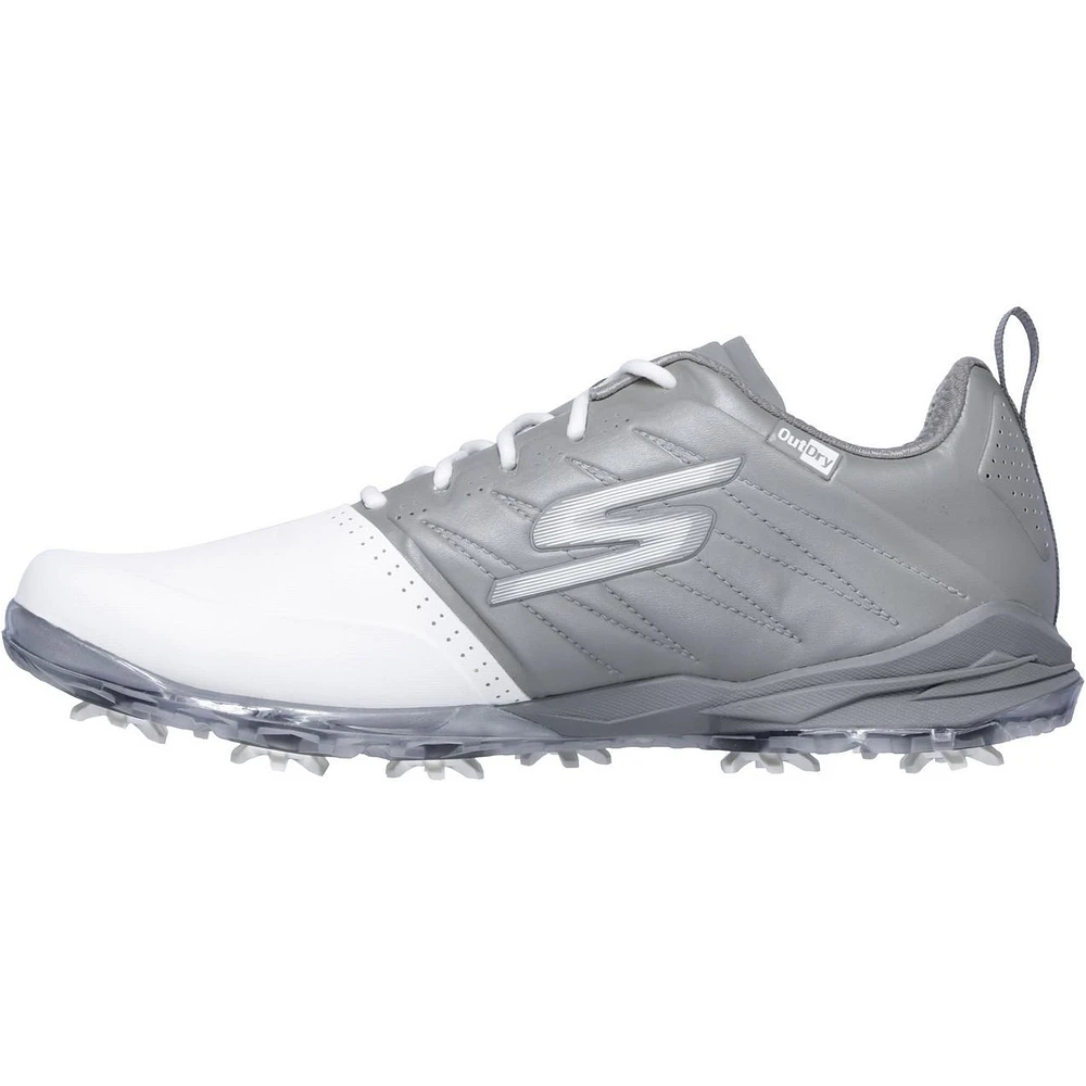 Men's Go Golf Focus 2 Spiked Golf Shoe - WHT/GRY