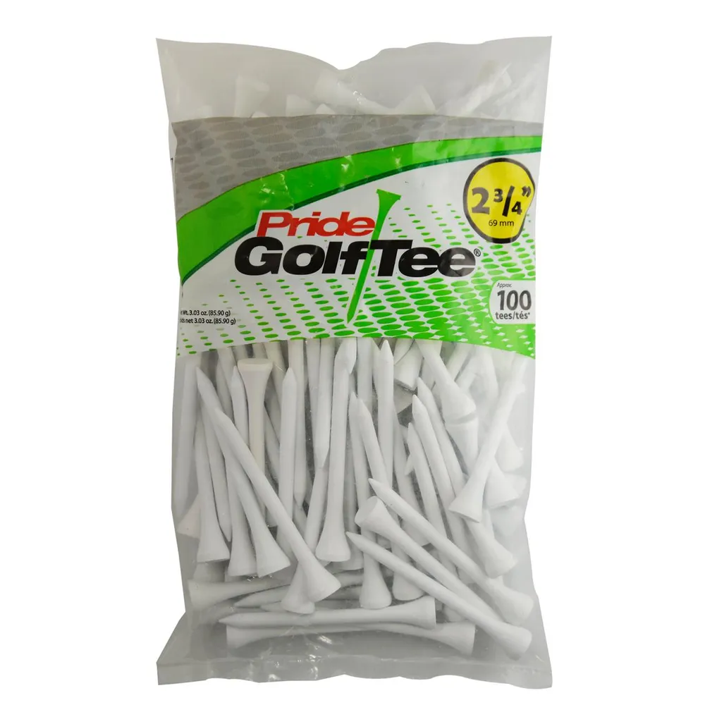 Deluxe White 2 3/4 Inch Tees (100 Count)