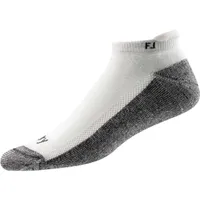 Mens Prodry Roll Tab White Socks