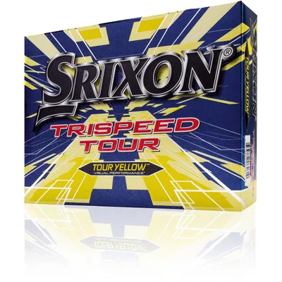 Trispeed Tour Golf Balls - Yellow