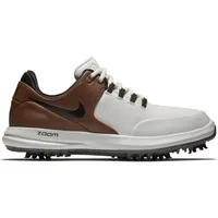 Men's Air Zoom Accurate Spiked Golf Shoe- WHT/BRWN