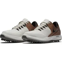 Men's Air Zoom Accurate Spiked Golf Shoe- WHT/BRWN