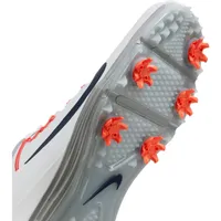 Men's Lunar Command 2 Spiked Golf Shoe - WHT/NVY/ORG