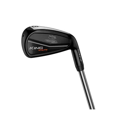 King Black Utility Iron with Steel Shaft