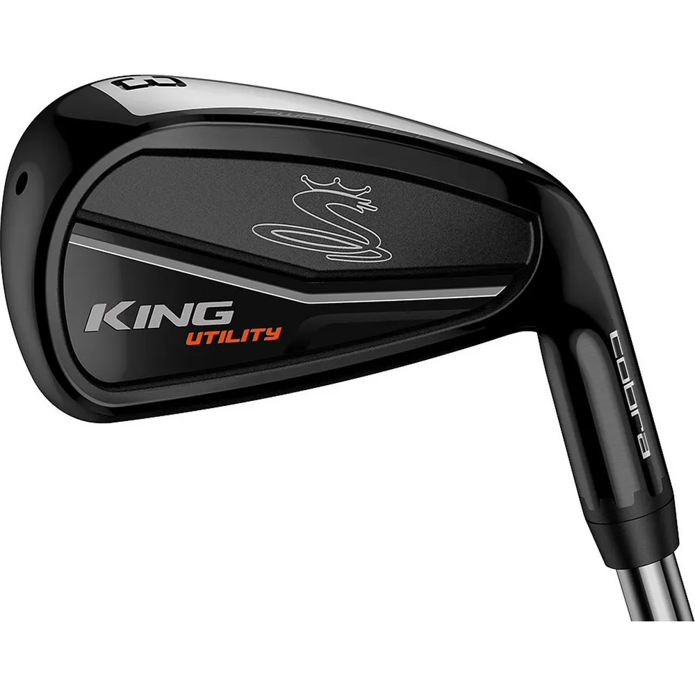 King Black Utility Iron with Steel Shaft