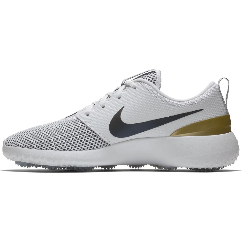 Men's Roshe G Spikeless Golf Shoe Limited Edition - WHT/NVY/GLD