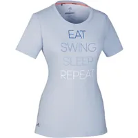 Women's Eat Swing Sleep Repeat Essential Short Sleeve Tee