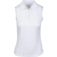 Women's Embossed Dot Sleveeless Polo