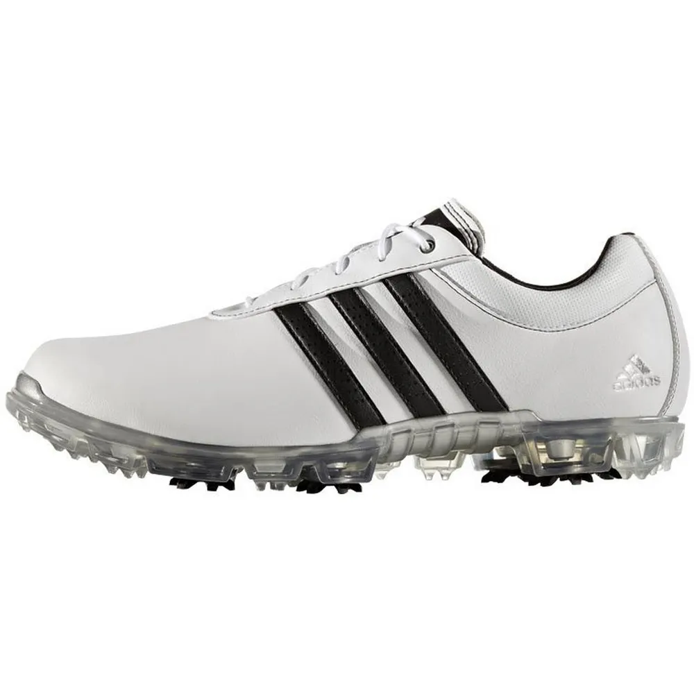Men's Adipure Flex Spiked Golf Shoe - White/Black/Silver