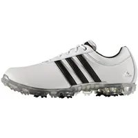 Men's Adipure Flex Spiked Golf Shoe - White/Black/Silver