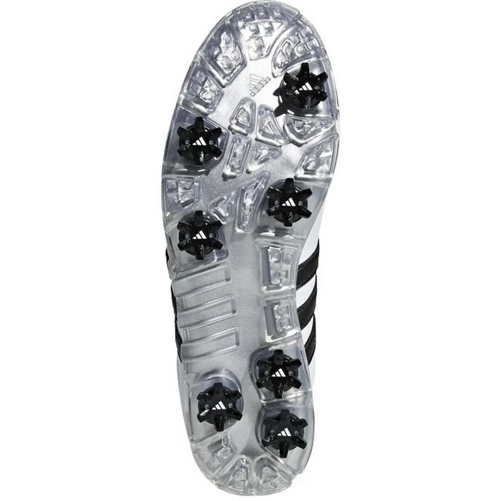 Men's Adipure Flex Spiked Golf Shoe - White/Black/Silver