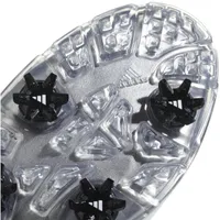 Men's Adipure Flex Spiked Golf Shoe - White/Black/Silver