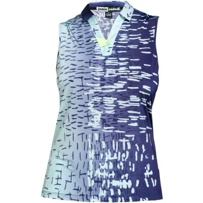 Women's Khanji Print Sleeveless Top