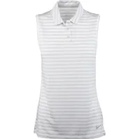 Women's Dry Striped Sleeveless Polo