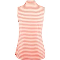 Women's Dry Striped Sleeveless Polo