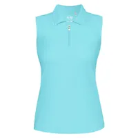 Women's Nelly Solid Sleeveless Polo