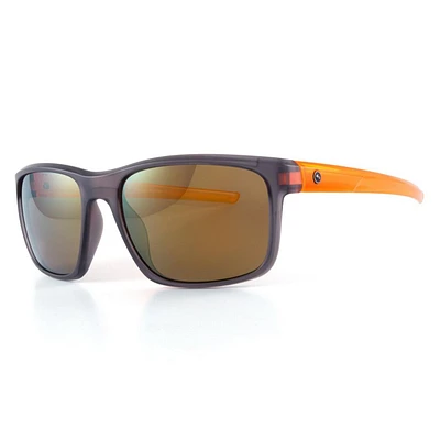 Men's Plasma Sunglasses - Grey/Orange