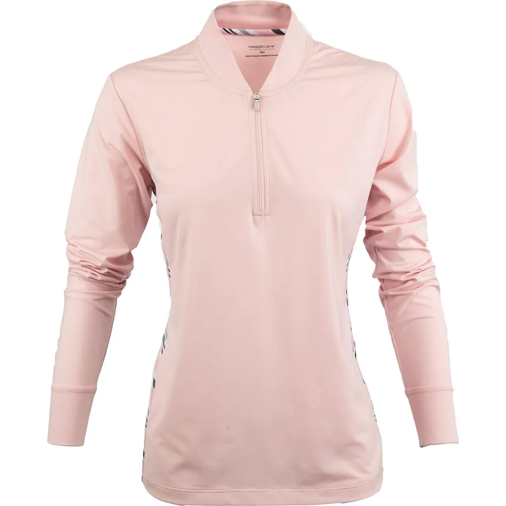 Women's Long Sleeve Side Panel Pullover