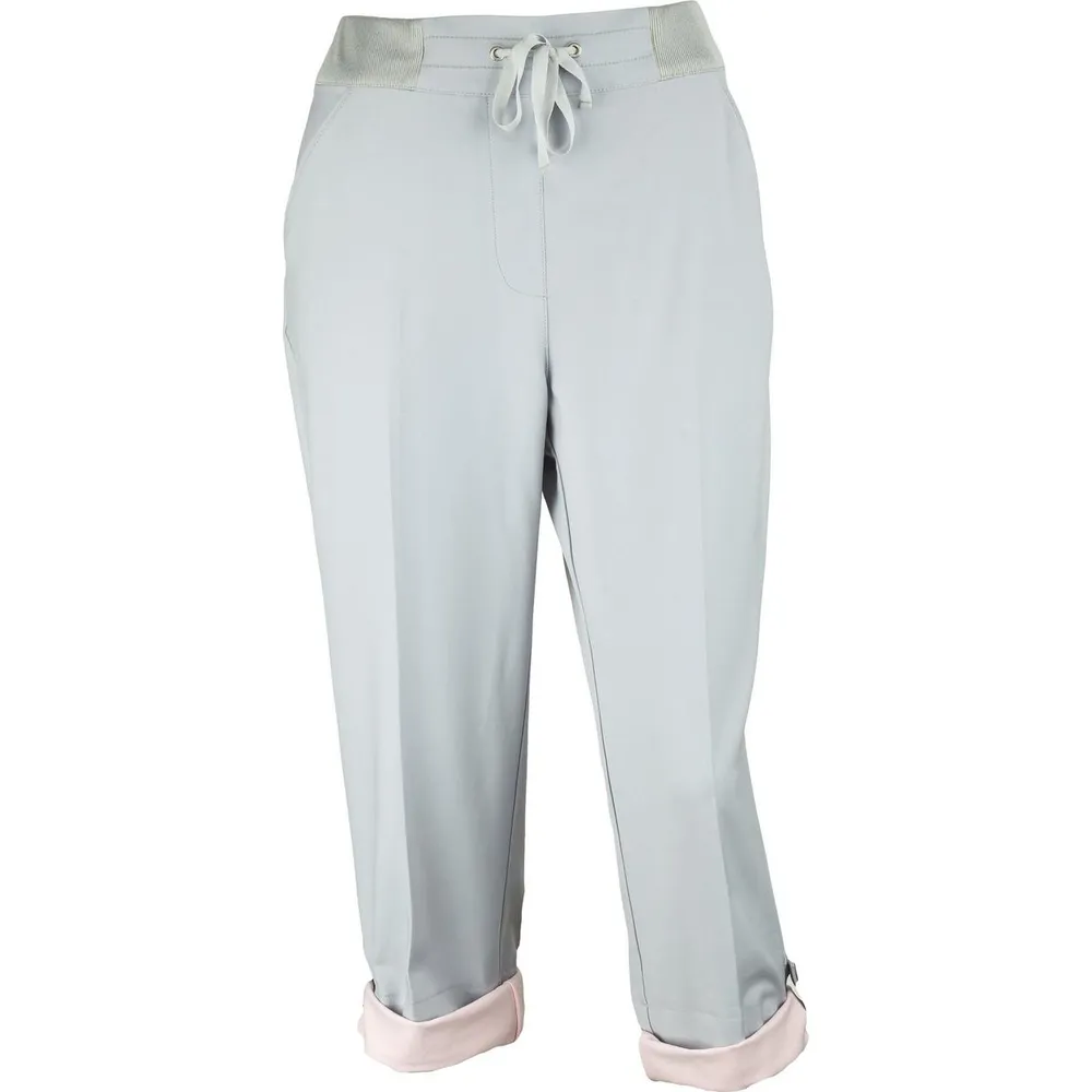 Women's Pull On Drawstring Capri