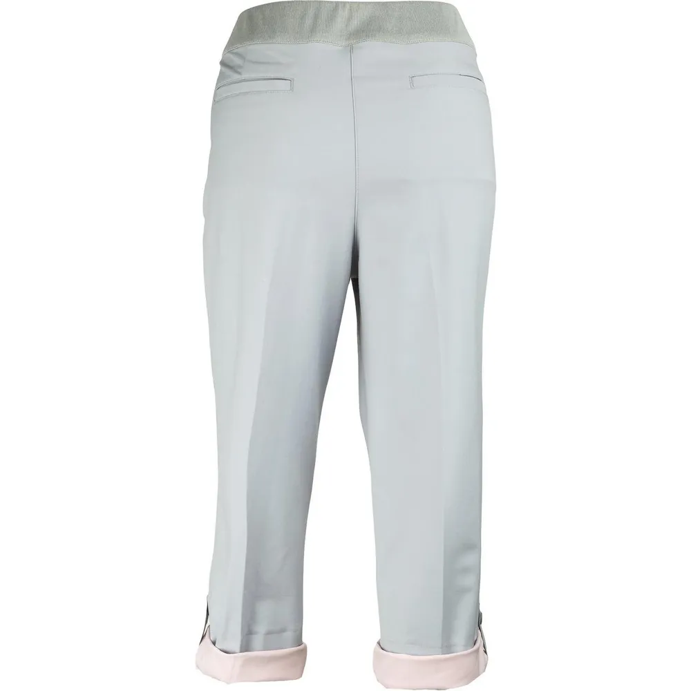 Women's Pull On Drawstring Capri