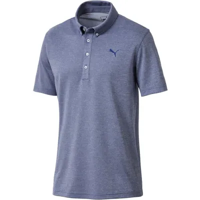 Men's Tailored Oxford Heather Short Sleeve Polo