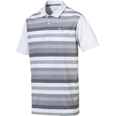 Men's Turf Stripe Short Sleeve Polo