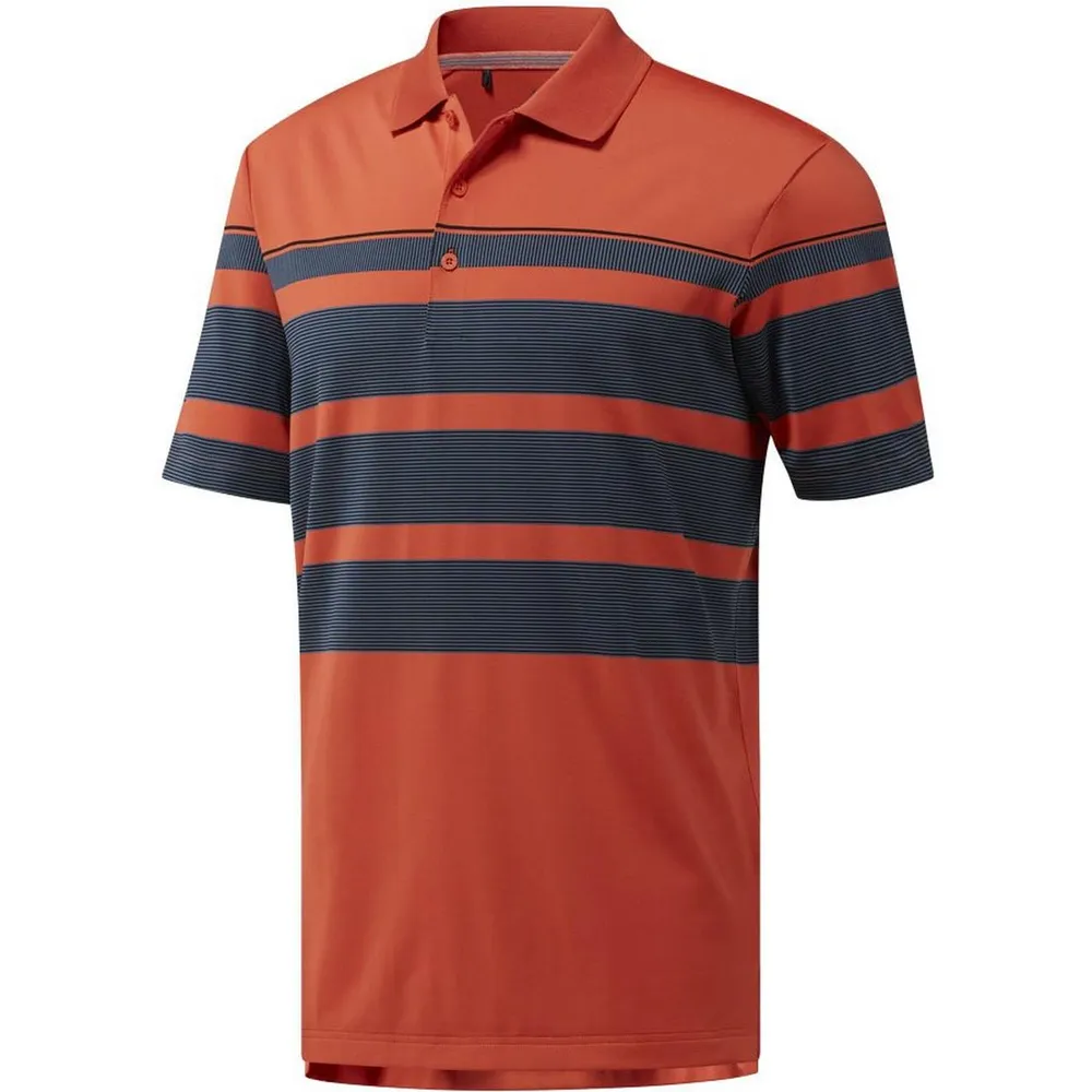 Men's Engineered Stripe Short Sleeve Polo