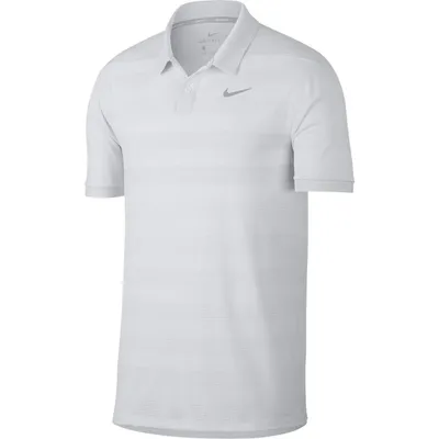 Men's Zonal Cooling Stripe Short Sleeve Polo