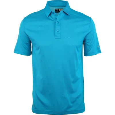 Men's Opti-Dri Denim Jacquard Short Sleeve Polo