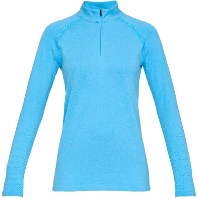 Women's Threadborne Seamless Quarter Zip Long Sleeve Top