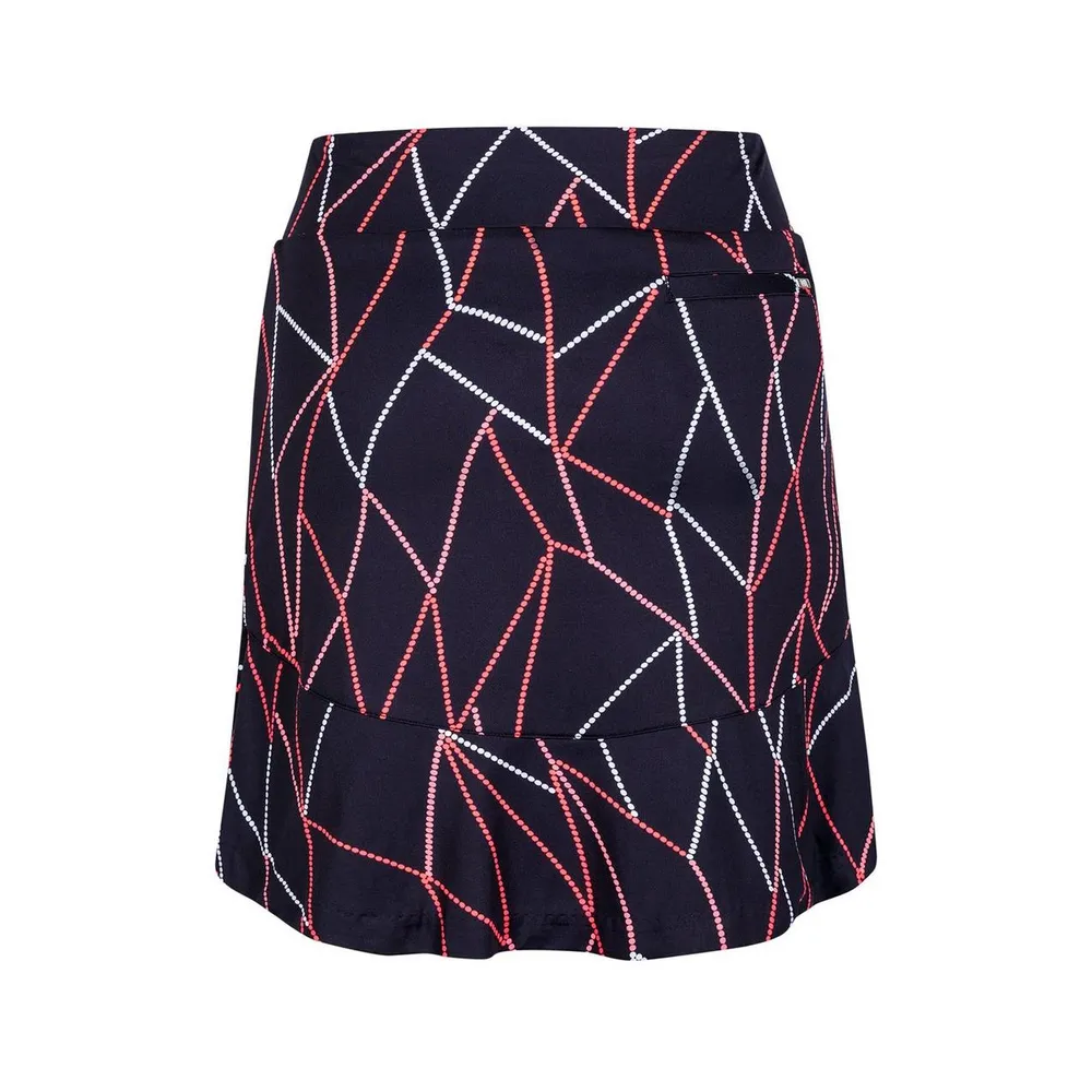 Women's Chester Printed Fit & Flare Skort