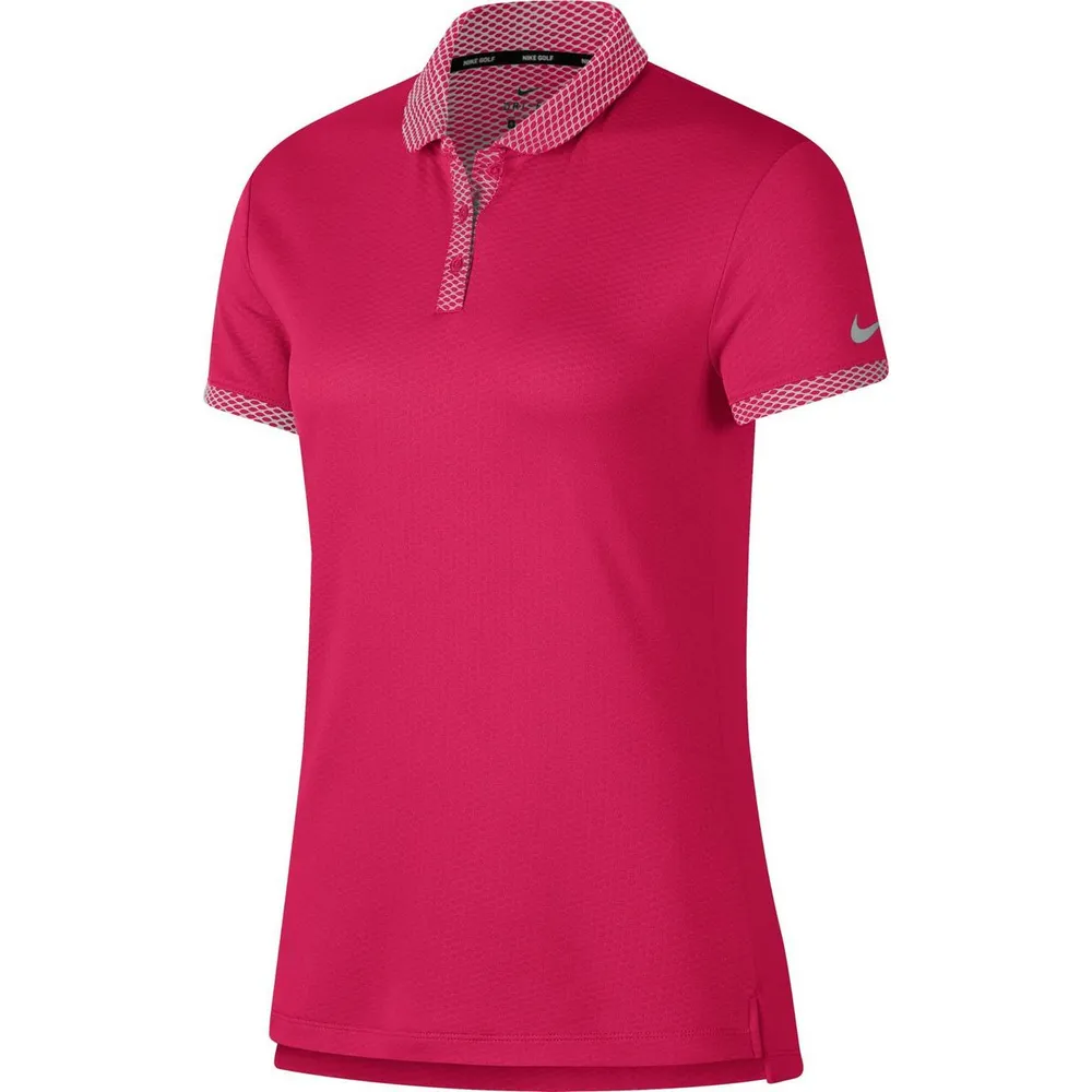 Women's Dry Textured Short Sleeve Polo