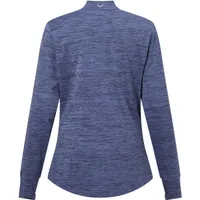 Women's Space Dye Fleece Full Zip Long Sleeve Jacket