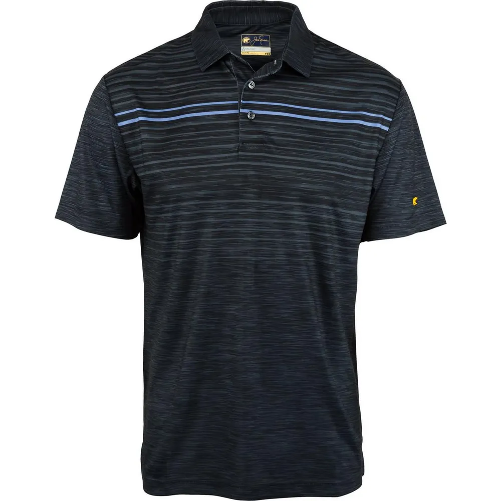 Men's Fading Stripe Short Sleeve Polo