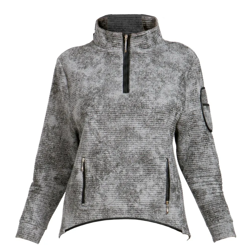 Women's Traveluxe Textured Long Sleeve Pullover