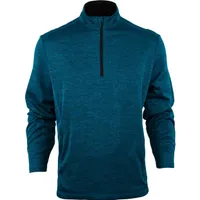 Men's Water Repellent Spacedye Heathered Fleece 1/4 Zip Pullover