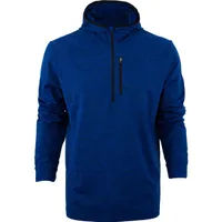 Men's Water Repellent Heathered 1/4 Zip Hoodie