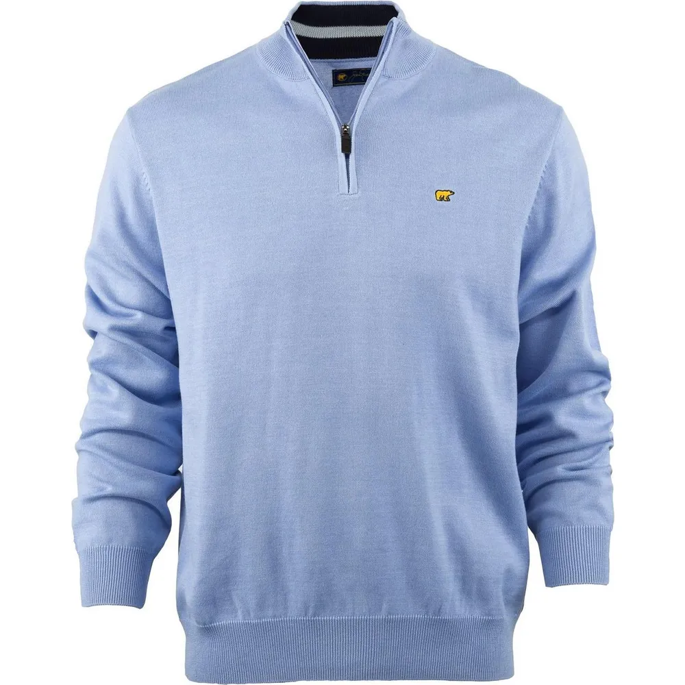 Men's Solid 1/4 Zip Pullover