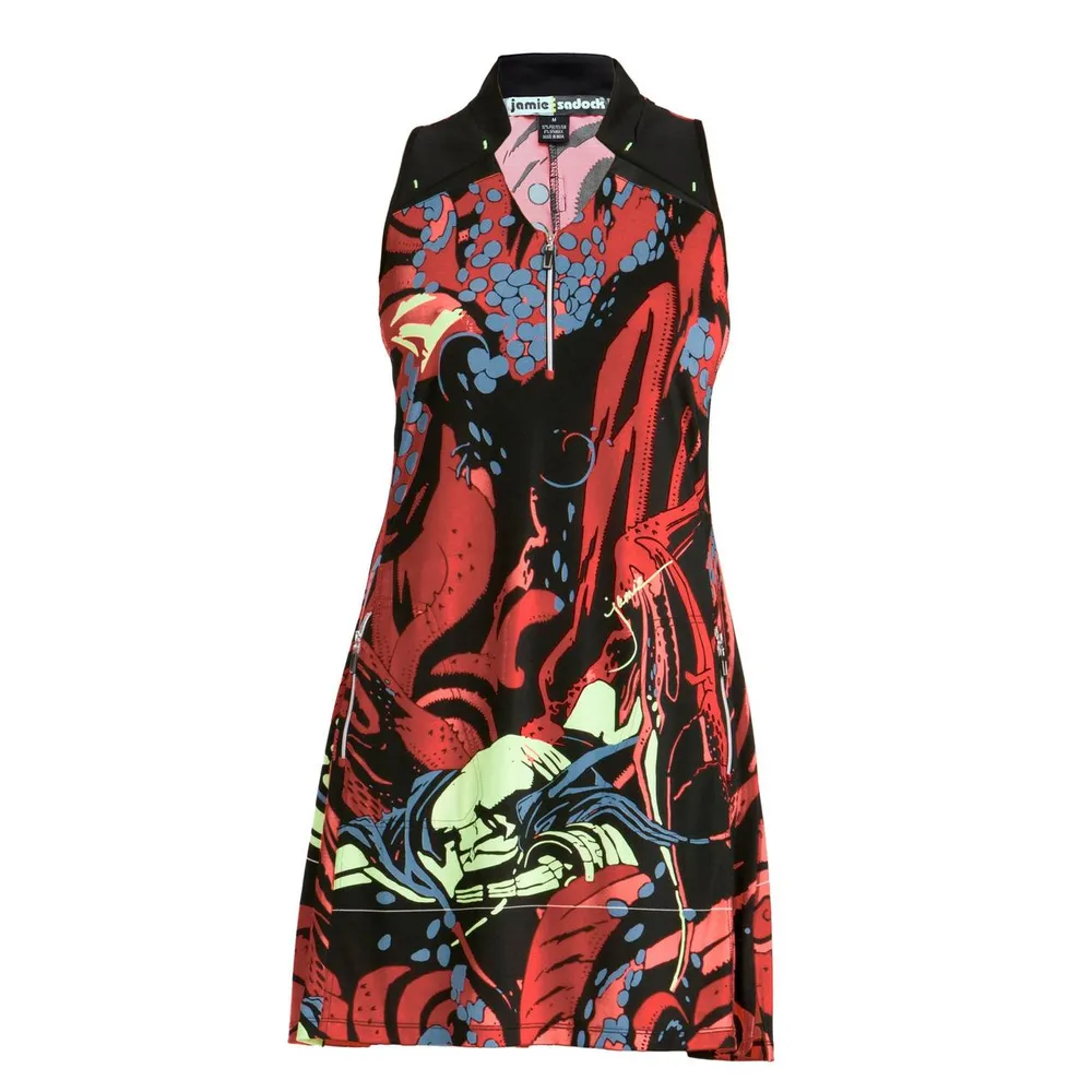 Women's Octopus Print Sleeveless Dress