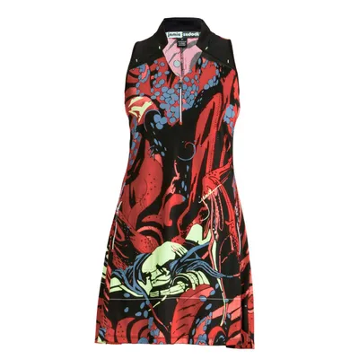 Women's Octopus Print Sleeveless Dress