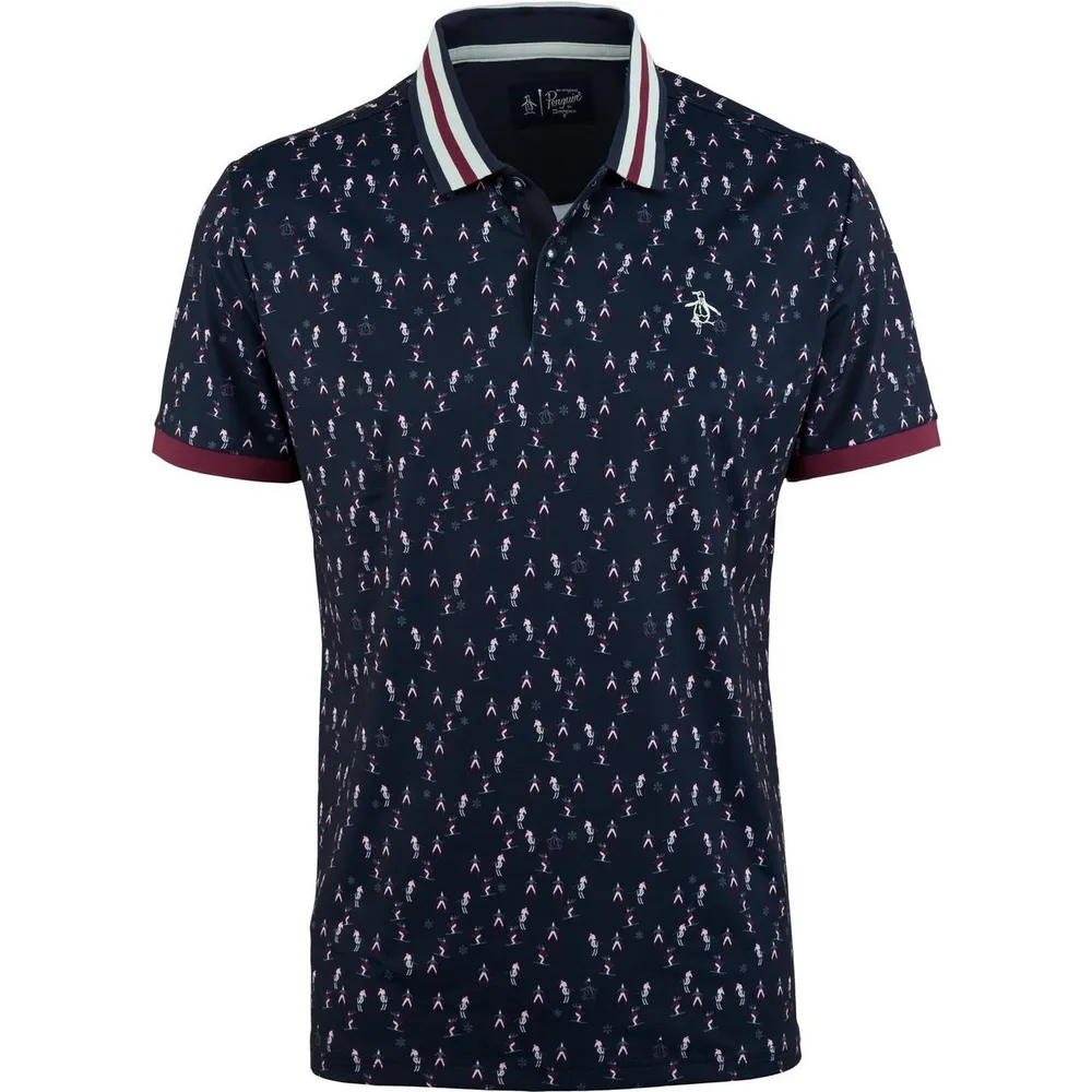 Men's Pete's Ski's Up Short Sleeve Polo