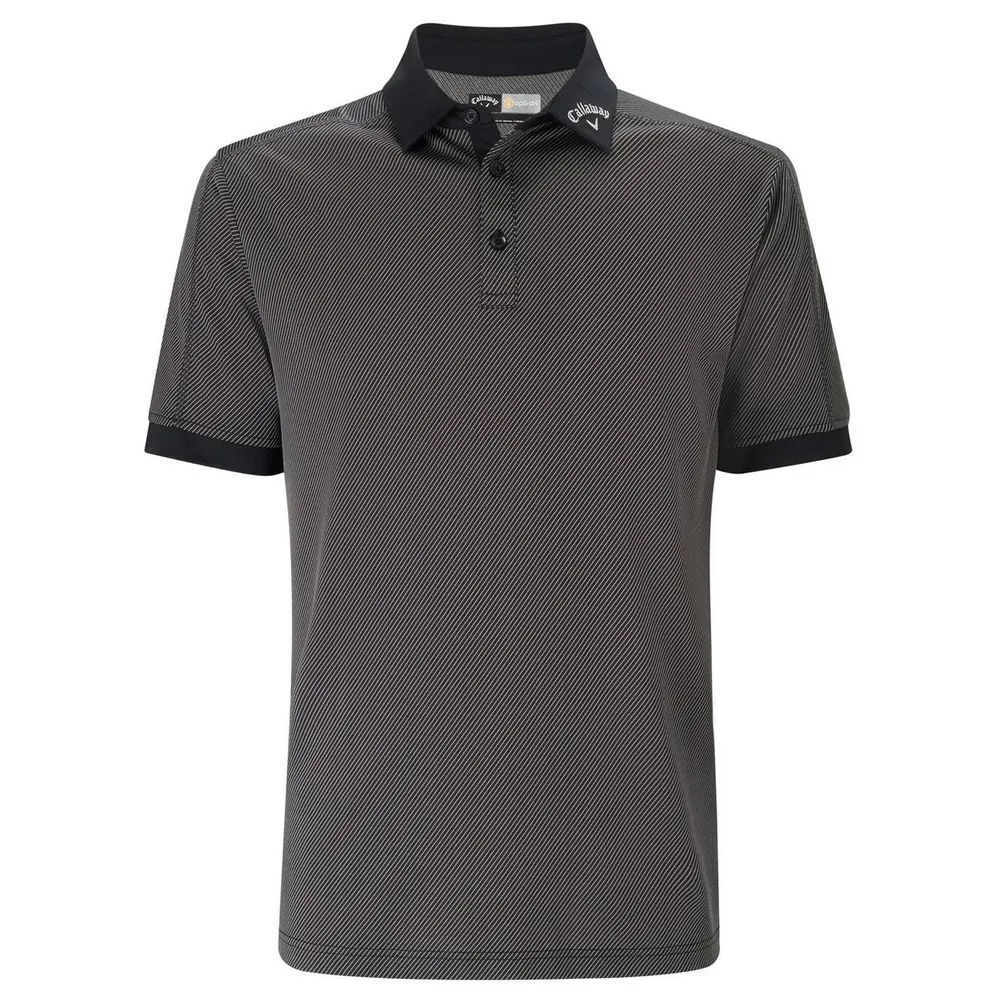 Men's Big & Tall Opti-Dri Denmin Jacquard Short Sleeve Polo