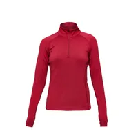 Women's Striking Quarter Zip Long Sleeve Top