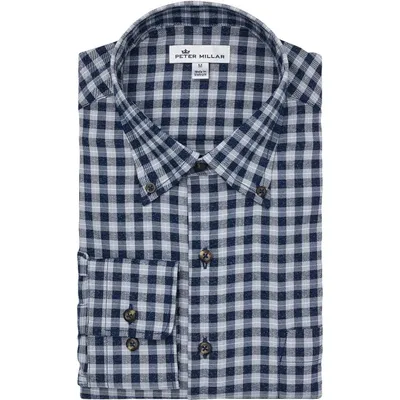 Men's Betts Performance Check Flannel Woven Long Sleeve Shirt