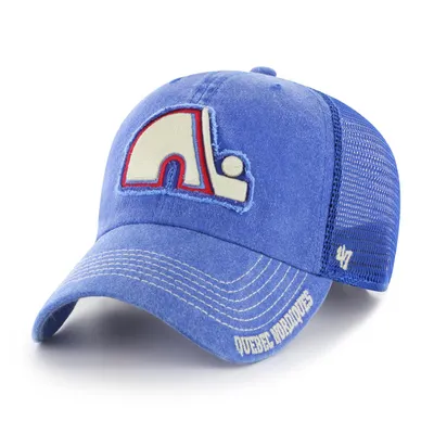 Men's Quebec Nordiques Burnstead 47 Clean Up Cap