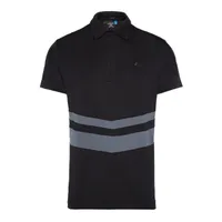 Men's Double Stripe Regular Fit Jersey Short Sleeve Polo